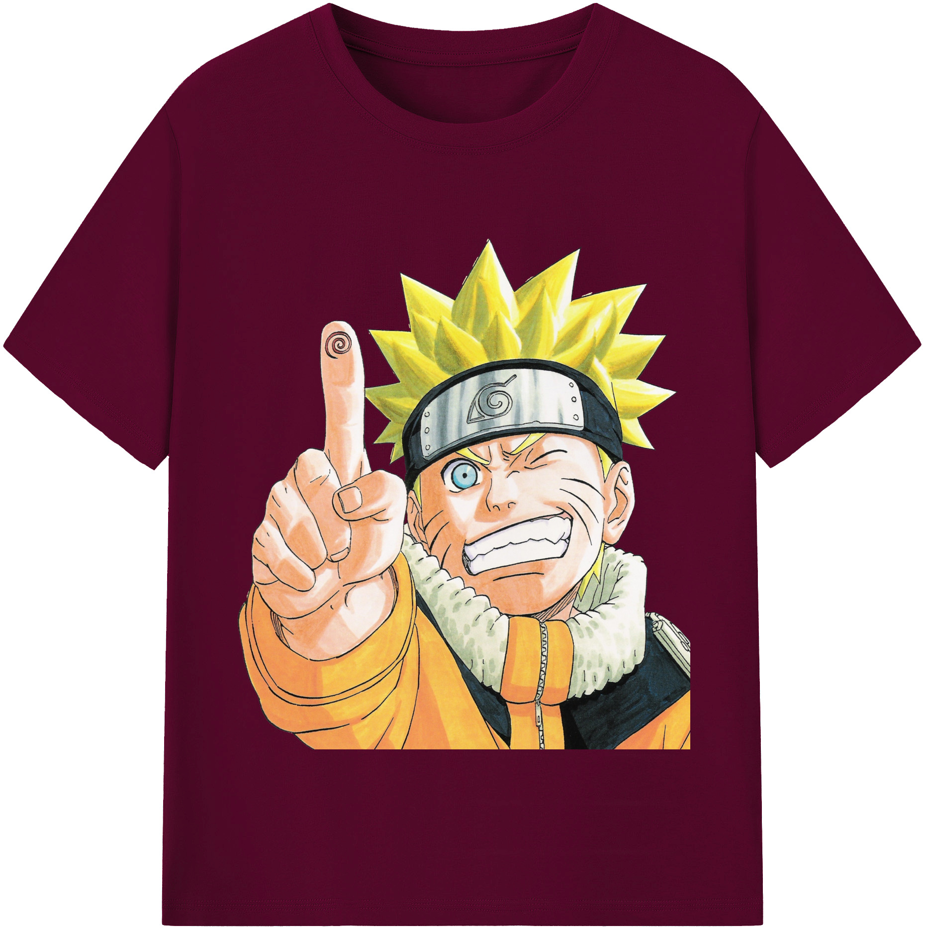 （画像用） NARUTO -ナルト- うずまき ナルト Uzumaki Naruto レディースカジュアルプリントTシャツ（綿100％）